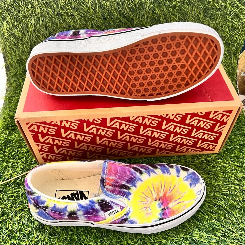 VANS WASHED CLASSIC SLIP ON TIE DYE - Picture 5 of 9
